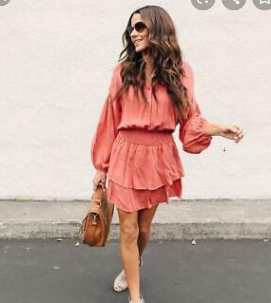 Fleetwood smocked embroidered dress